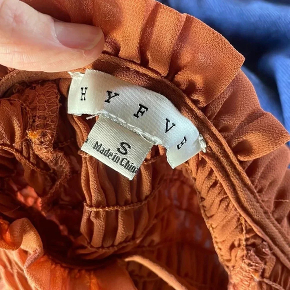 Orange Sheer Top M‎ - Picture 4 of 5